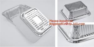 Wholesale Aluminum Pans With Covers Disposable Food Containers Great For Baking, Cooking, Heating, Storing, Prepping Food from china suppliers