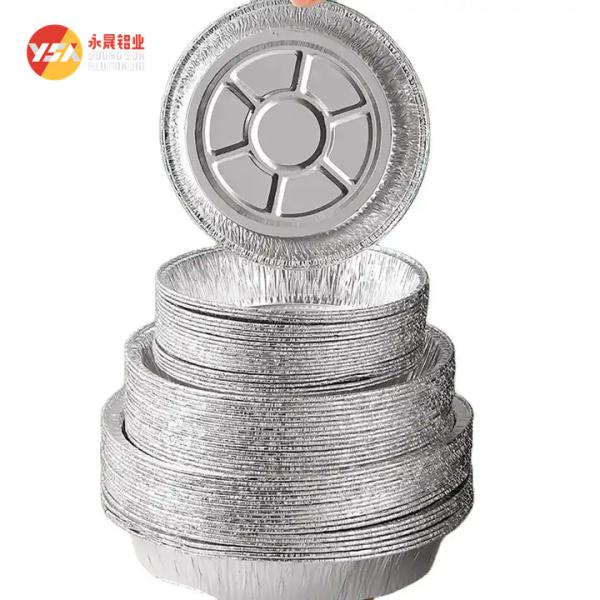 Half - Size Disposable Aluminum Foil Pans Baking Food Aluminum Foil Tray With