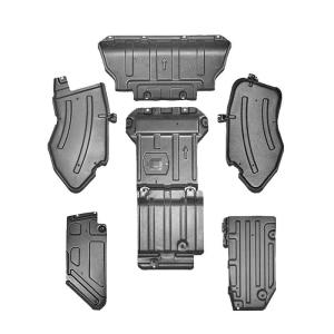 Wholesale 1810*870*8mm Off Road Aluminum Alloy Under Engine Cover Mud Flap Guard Skid Plate for JEEP Wrangler JL JK from china suppliers