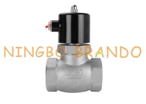 Wholesale Uni-D Type US Series 2'' High Temperature Piston Pilot Steam Stainless Steel Solenoid Valve AC220V DC24V from china suppliers