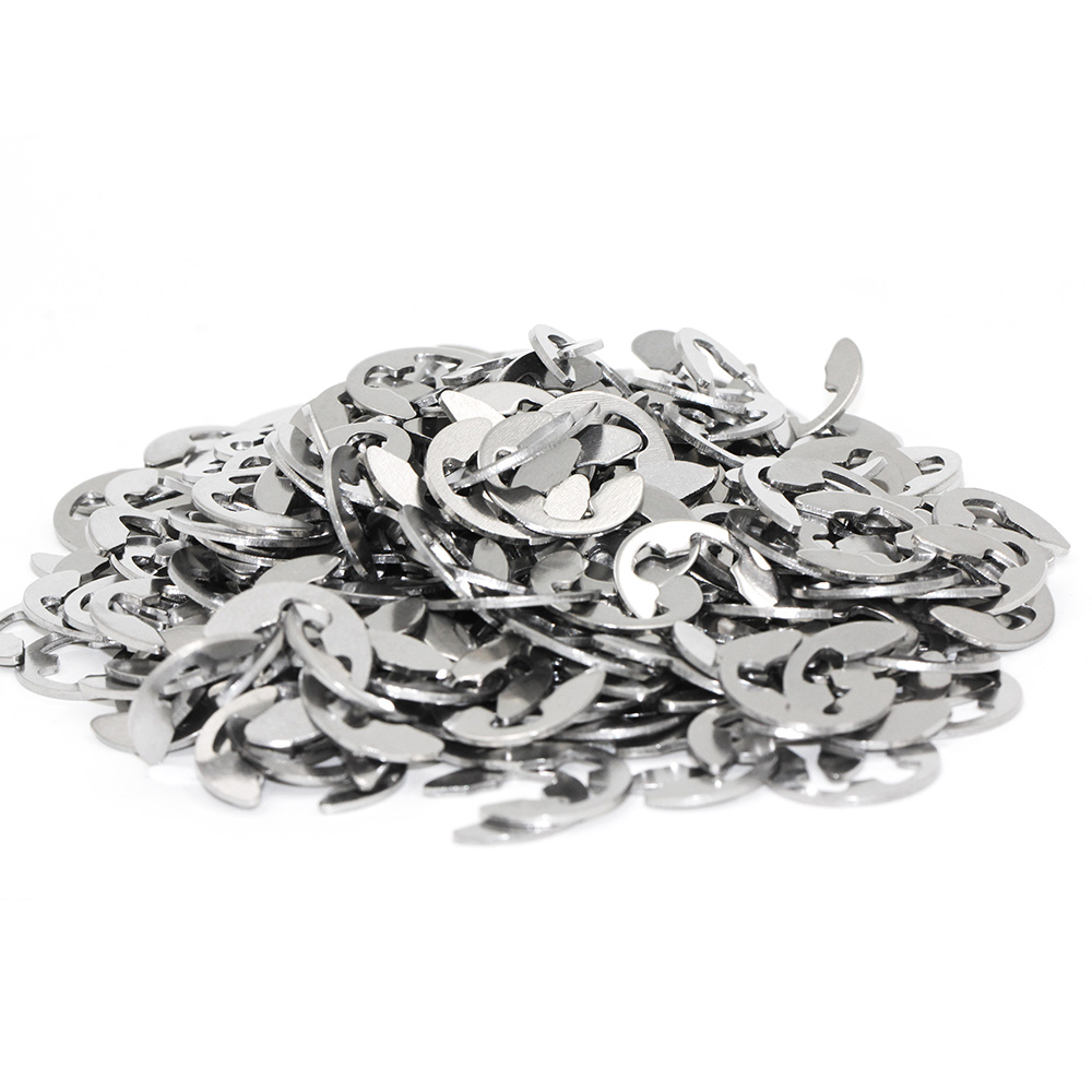 Reliability Test Stainless Steel 304 Open End C Shape Lock Washer with ZINC Finish