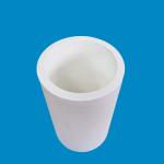 Long Lifespan Refractory Alumina Cylindrical Crucible Wear Resistant For