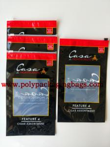 Wholesale Resealable Slider Zipper And Window OPP Cigar Tobacco Bag from china suppliers