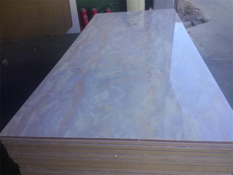 2mm marble color acrylic sheet laminated mdf ,plywood