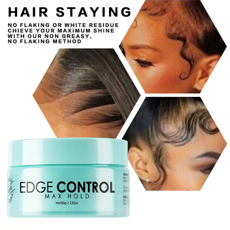 Adults Broken Hair Finishing Cream Edge Control Hair Styling Cream with Custom Logo