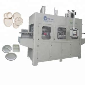 Wholesale Biodegradable Disposable Container Making Machine , Paper Plate Forming Machine 380V from china suppliers