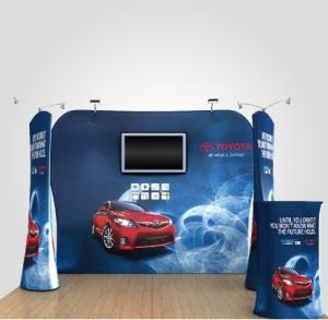 Wholesale 8Ft 10Ft 15Ft Tension Fabric Displays Trade Show Booth Displays Waterproof from china suppliers