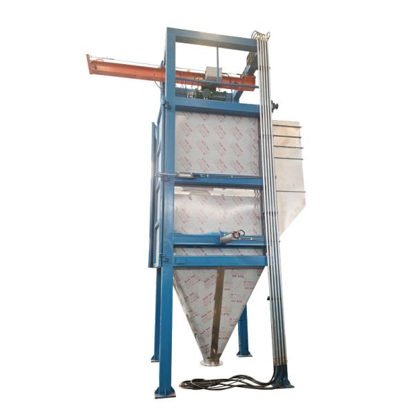 Automatic breaking bag feeding confidential closed lime powder ton bag feeding