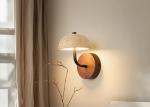 Yellow travertine wall lamp bedroom bedside living room background wall homestay