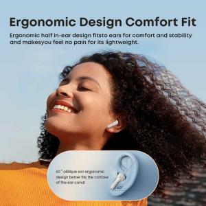 Wholesale Langsdom Wireless Earbud 5.3 Stereo Bass Earphones 2024 Noise Cancelling Ear Buds 32H Dual Mic Call Bluetooth Earphones from china suppliers