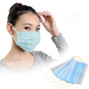 Wholesale Earloop Disposable Non Woven Face Mask 3 Ply Custom Printed Mask Anti Fog from china suppliers