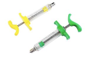 Wholesale 10ml 20ml 30ml 50ml Automatic Injection Veterinary Plastic Steel Syringe for Cattle Sheep Pig from china suppliers