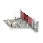 19 Inch Fiber Optic Equipment-UPC Type 96 Cores Swing Optical Patchpanel for