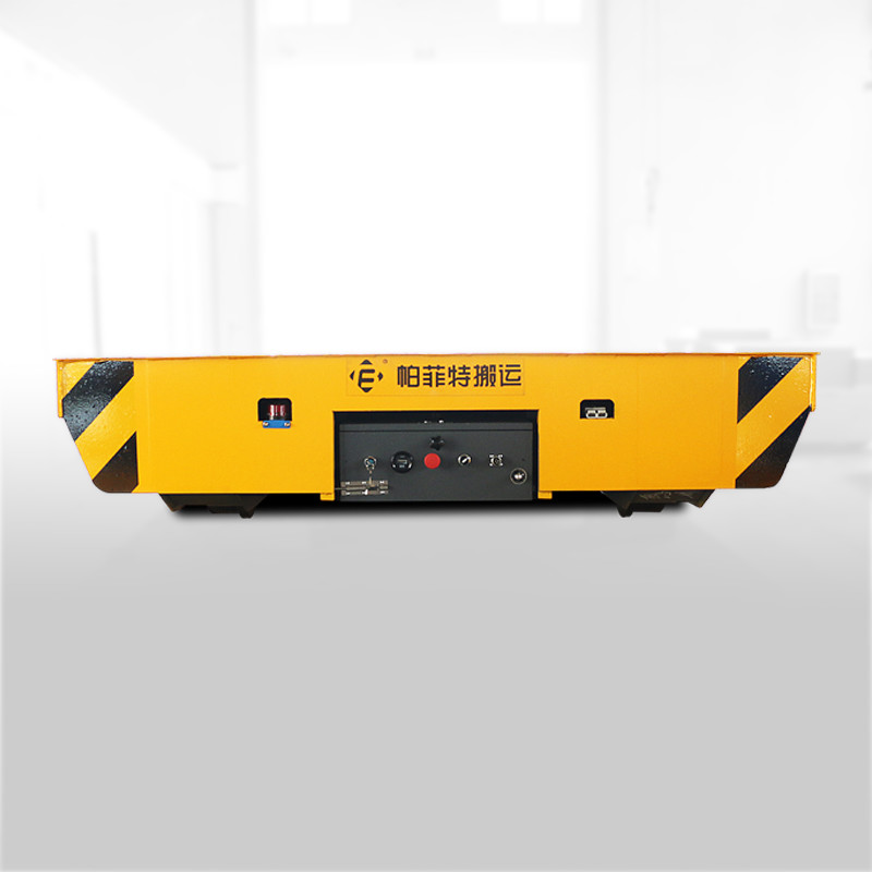 Battery Powered Motorized Rail Transfer Cart For Workshop Transport Cart
