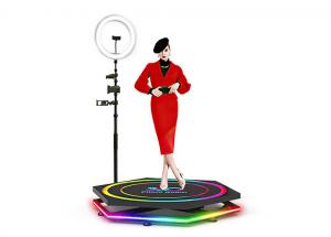 China Portable 360 Camera Booth Led Selfie 360 Degree Rotating Camera Magic on sale