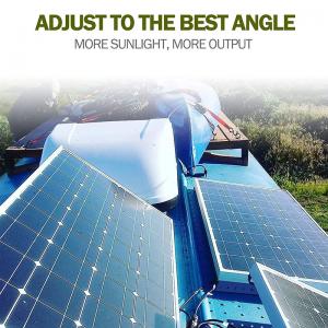 China 2 Hour Installation Aluminium Solar Panel Angle Mounting Bracket 400Lbs on sale