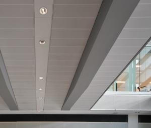 Wholesale Decorative Perforated Lay In Ceiling Panels , Waterproof Ceiling Tiles 300x1200mm from china suppliers