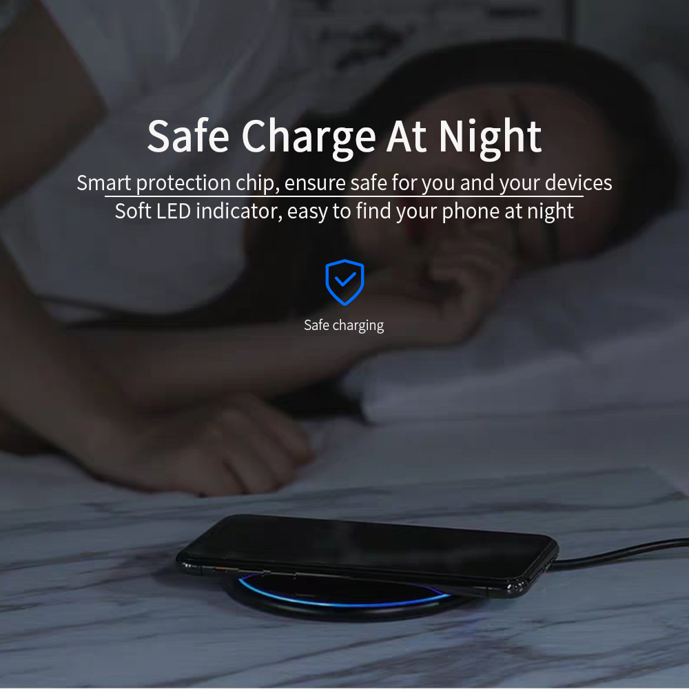 Essager 2022 Mirror Desktop Wireless Mobile Phone Charger Fast Qi Wireless Charger 10W