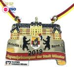 Soft Enamel Metal Sports Medal Arts Grappling Dance Medals Zinc Alloy Medallion
