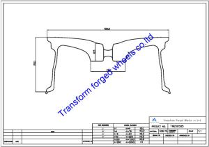 Wholesale TM208505 20X8.5 inches forged wheels monoblock wheels blanks Dimple style barrel and rims from china suppliers