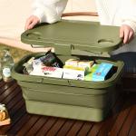 OUTDOOR SPRING CAMPING COLLAPSIBLE STORAGE BOX FOLDING TABLE PICNIC PORTABLE