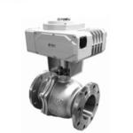 SS316 Pn16 V Port Ball Valve DN15 - DN200 With Electric Regulation Actuator