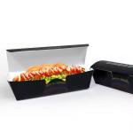 Custom Printed Logo Hot Dog Boxes Sandwich Bags Kraft Paper Fast Food Packaging