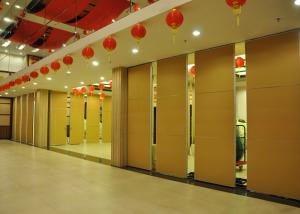 China Training Room Sound Deadening Panels ,  Folding Office Partition Door 65mm on sale