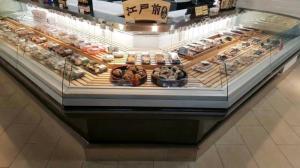 Wholesale 90 Degrees Corner Refrigerated Self Service Counter For Meat And Cheese from china suppliers