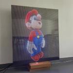 P6.25 Rear Service Indoor Holographic Transparent LED Display Ultra Light 6kg