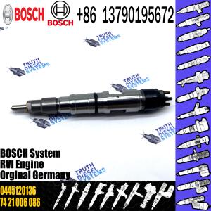 Wholesale Diesel fuel nozzle assembly common rail injector 0445120136 for diesel engine pump parts from china suppliers