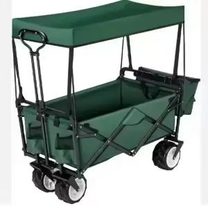 Wholesale 4 Wheels Foldable Shopping Wagon Convenient Folding Cart for General and Easy Transport from china suppliers
