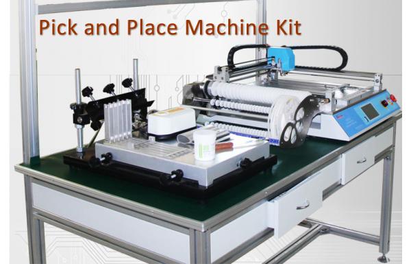 Quality Small SMT Pick And Place Machine Kit with Stencil Printer CHMT36 LED Mounting Machine for sale