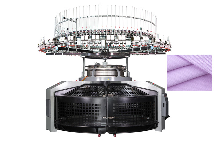 Electrical 34 inch Open Width Circular Knitting Machine Single Jersey