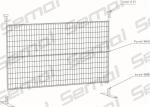 Black PVC Coated Temporary Construction Fence 2.9m Canada Temporary Fence