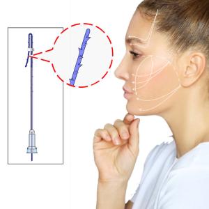 Wholesale Light Purple Mono 19G 21G PDO Thread Lift Eyes 38mm 60mm 90mm from china suppliers