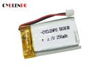 8g Miniature Lithium Ion Polymer Battery High Voltage LP502030 3.7V 250mAh 20C