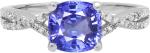 Tanzanite & White Lab-Created Sapphire Boxed Set Sterling Silver