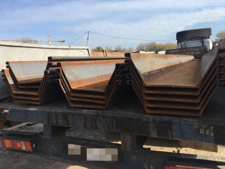 EN10248 EN10249 SY295 U Type Steel Sheet Piles 400x125x13mm U Bar