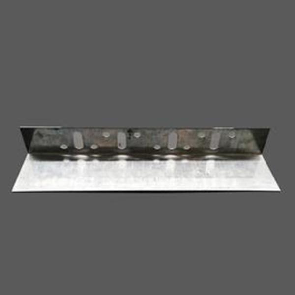 Modern Simple Nail Screw Installed Silvery Metal Right Angle Fixed Bracket /