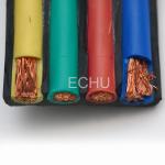 Flat Flexible Traveling Cable for Crane or Conveyor in Black Jacket