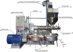 Wholesale Soybean Industrial Oil Press Machine Cold Pressed For Healthy Cooking Oil from china suppliers