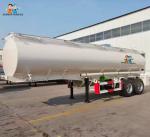 Bottom Emergency Valve Flammable 40ton Liquid Tanker Trailer
