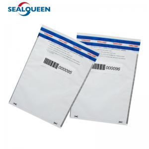 Wholesale Custom Cash Tamper Evident Bank Deposit Money Security Bags With Serial Number from china suppliers