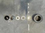 Turn Back 4mm Steel Bearing Housing Conveyors Roller Housing Parts Low Noise