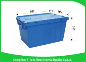Wholesale Euro Storage Plastic Attached Lid Containers Rentable Moving For Transportation And Logistics from china suppliers
