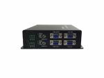 Manufacture 4 channel VGA 720/1080p video audio extender with data VGA fiber