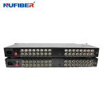 32BNC RS485 Video Audio Data Fiber Media single fiber single mode Converter