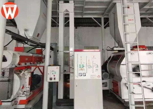 10mm Pellet 10T/H Poultry Feed Production Line 550kw Animal Feed Production