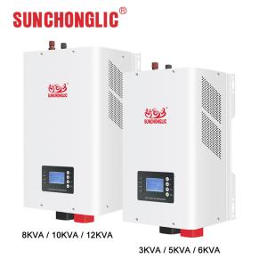 Wholesale 48V 12KW Hybrid Solar Power Inverter Low Frequency Sine Wave Inverter 80A from china suppliers